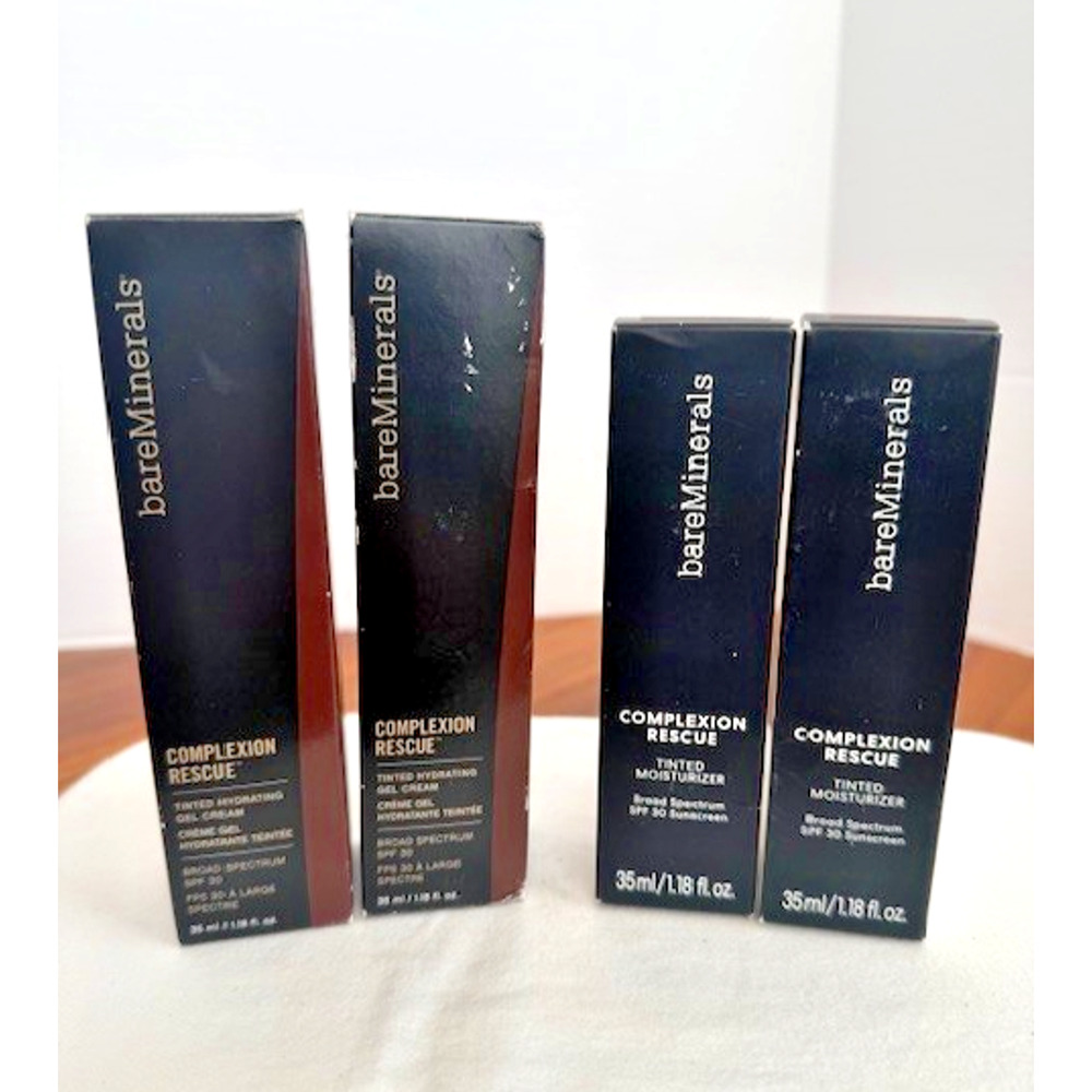 4 BareMineral Complexion Rescue Tinted Hydrating Gel & Moisturizer Mahogany 11.5